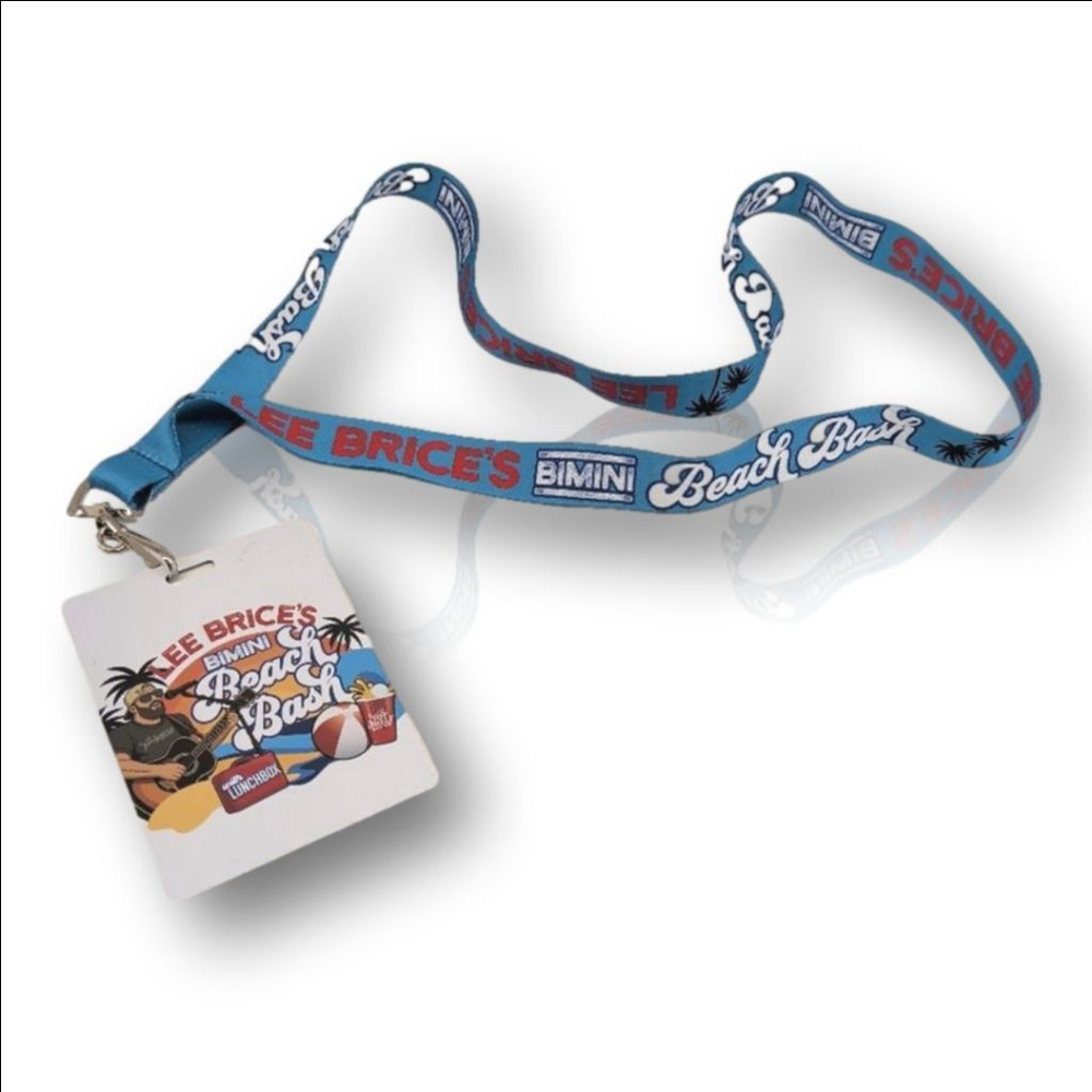 NEW: Official Top Shelf Country Cruise Lee Brice's Bimini Beach Bash Lanyard